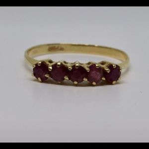 14Kt Gold Ruby Ring